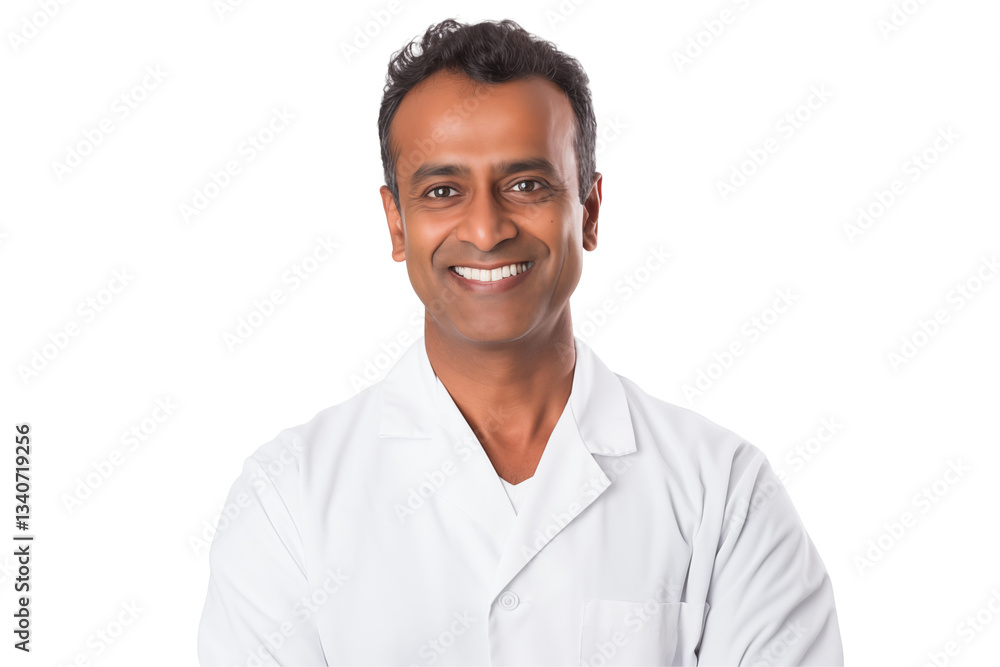Smiling Indian dentist on transparent background providing professional dental care and promoting oral health with a friendly and confident approach to patient treatment and dental. Png cut out. Smiling Indian dentist on transparent background providing professional dental care and promoting oral health with a friendly and confident approach to patient treatment and dental. Png cut out.
