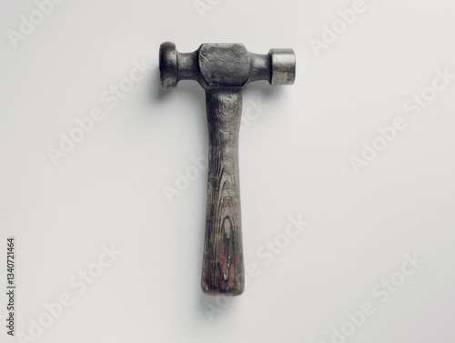 Highresolution top view photo of isolated hammer without shadows