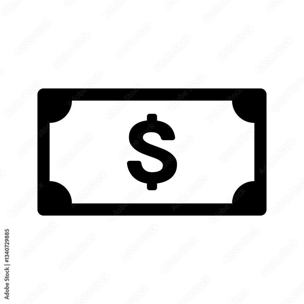 dollar vector icon on transparent background dollar vector icon on transparent background