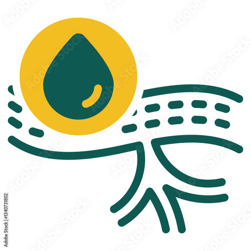 Vein green icon