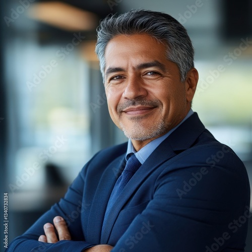 Confident Businessman Portrait: Success, Leadership, and Professionalism