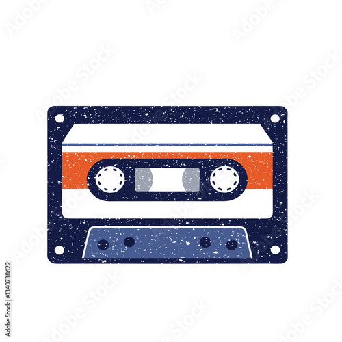 Vintage Cassette Tape Graphic Design. Vector  for greeting card, banner, poster, t-shirt