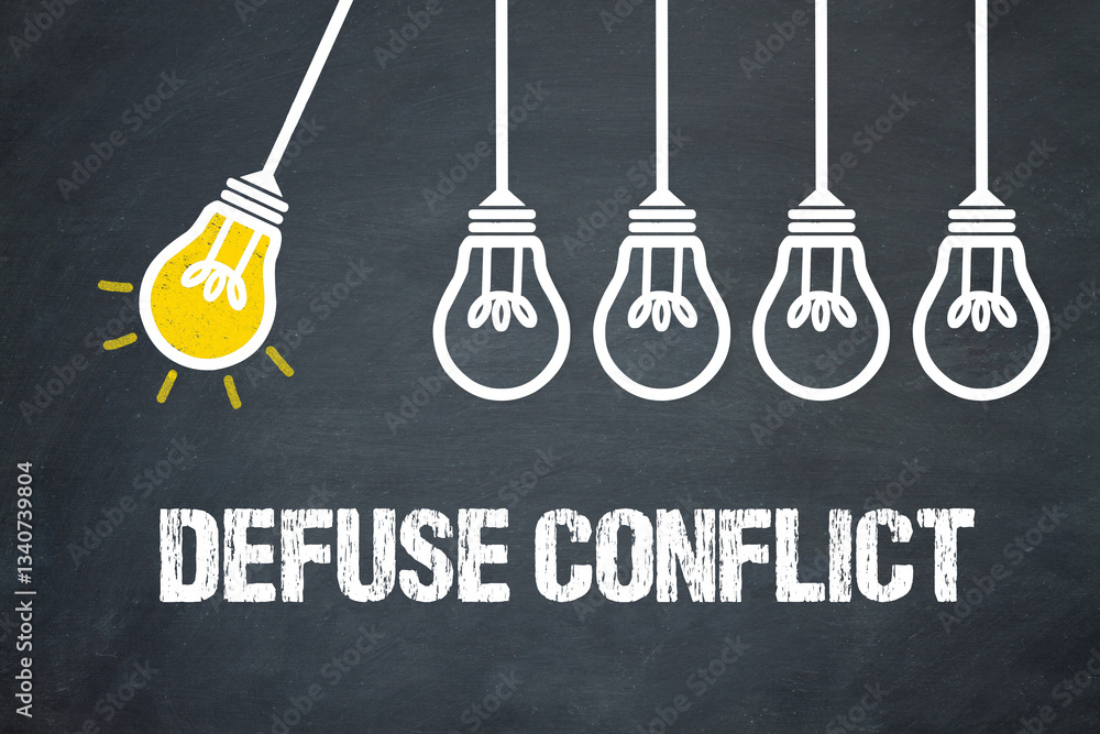 Fototapeta premium Defuse conflict 
