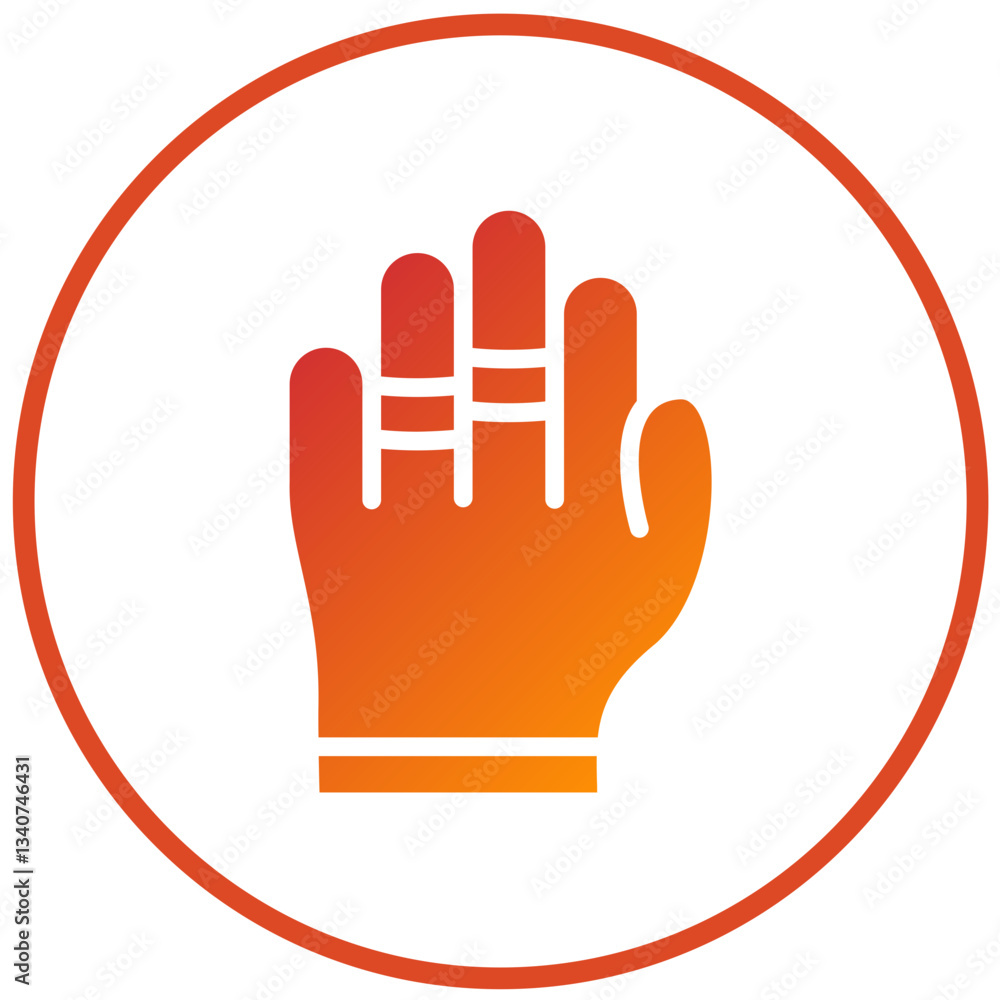 Obraz premium Vector Design Ring in Hand Icon Style