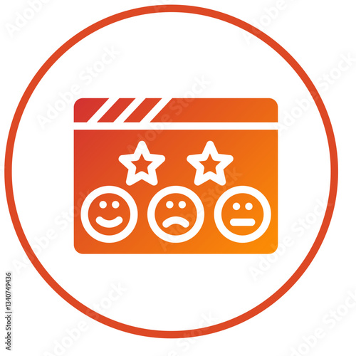 Vector Design Satisfaction Icon Style