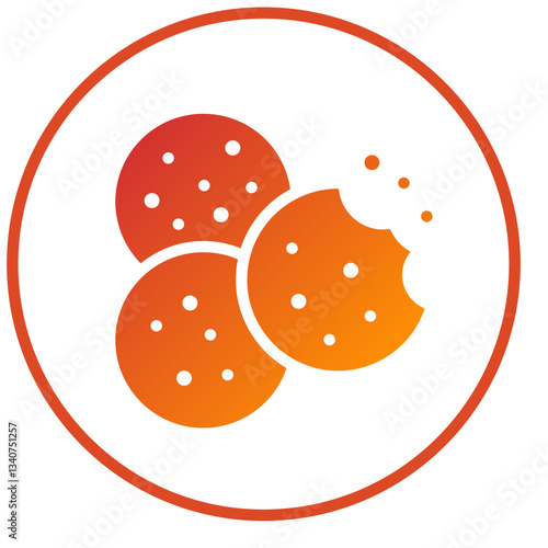 Vector Design Cookies Icon Style