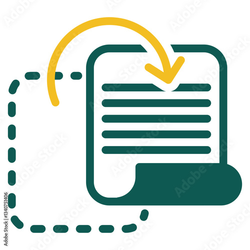 Cut green icon