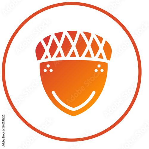 Vector Design Acorn Icon Style