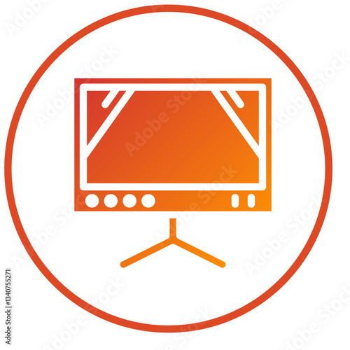 Vector Design Television Icon Style
