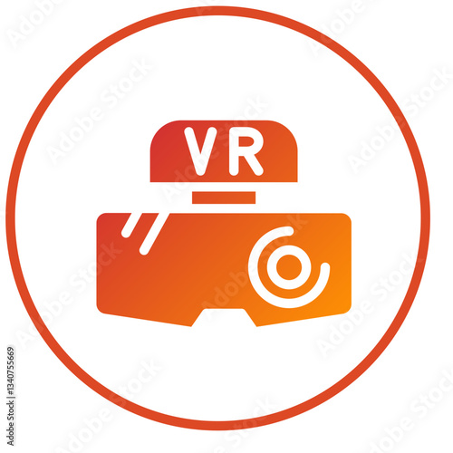 Vector Design Virtual Reality Icon Style