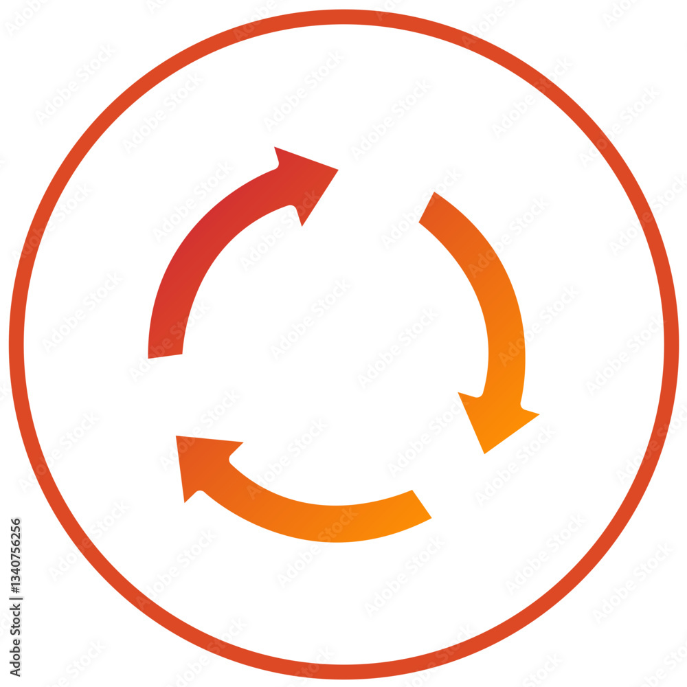 Vector Design Loop Icon Style Vector Design Loop Icon Style