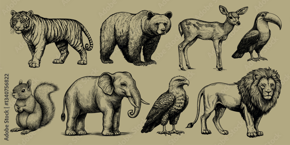 Naklejka premium set