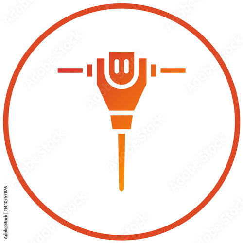 Jackhammer Vector Design Icon Style