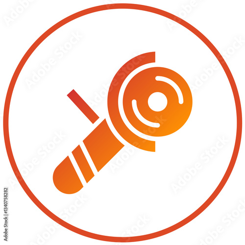 Angle Grinder Vector Design Icon Style