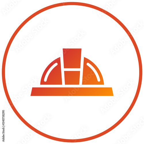 Hardhat Light Vector Design Icon Style