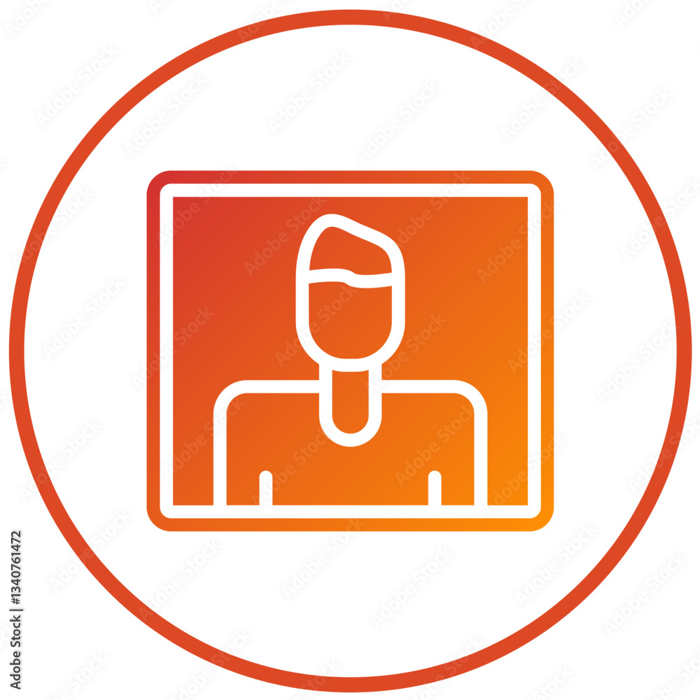 Profile Picture Vector Design Icon Style