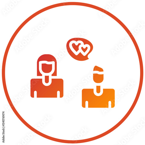 Flirtatious Vector Design Icon Style