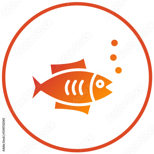 Tuna Vector Design Icon Style