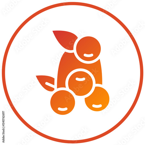 Cranberries Vector Design Icon Style