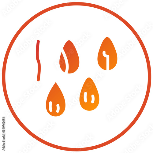 Chia Seeds Vector Design Icon Style