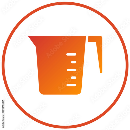 Vector Design Measuring Cup Icon Style
