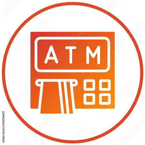Vector Design Atm Machine Icon Style
