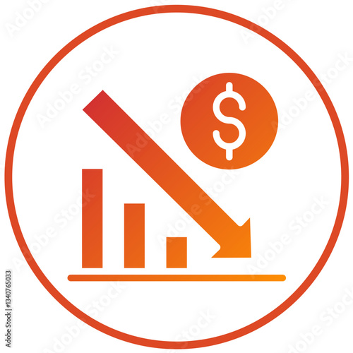 Vector Design Bankrupt Icon Style