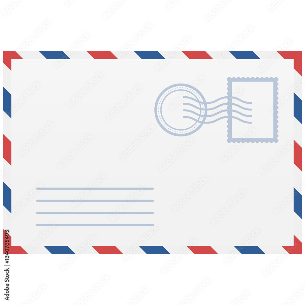 Mail envelope icon on transparent background. Notification, message or email vector icon. Mail envelope icon on transparent background. Notification, message or email vector icon.