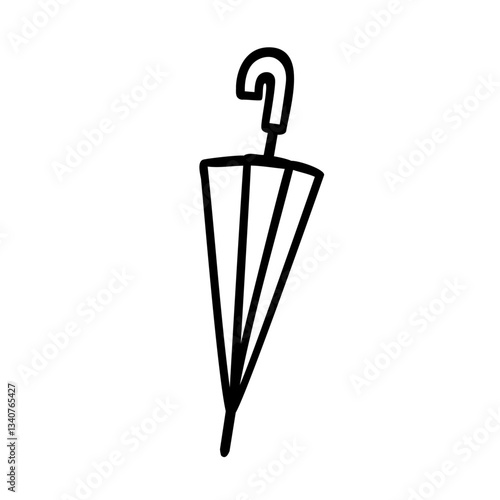 シンプルな傘のイラスト素材