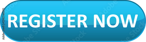 Register Now button. Button element for web design and mobile devices. Vector illustration
