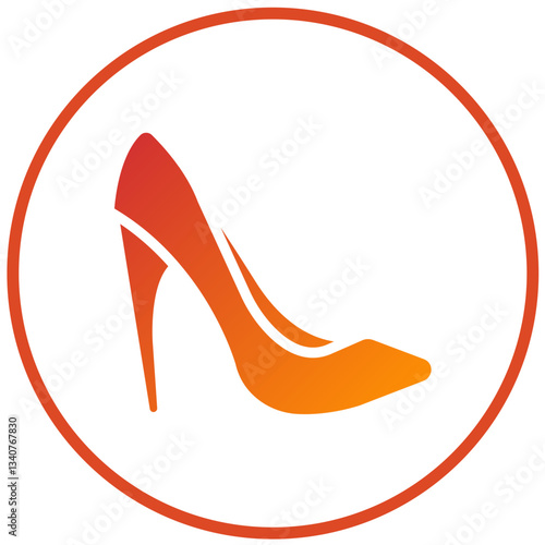 Vector Design High Heels Icon Style