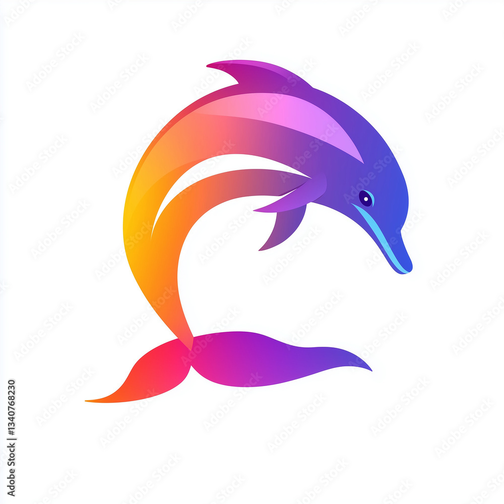 Naklejka premium dolphin vector illustration