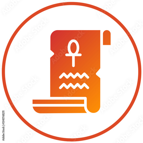 Vector Design Hieroglyph Icon Style