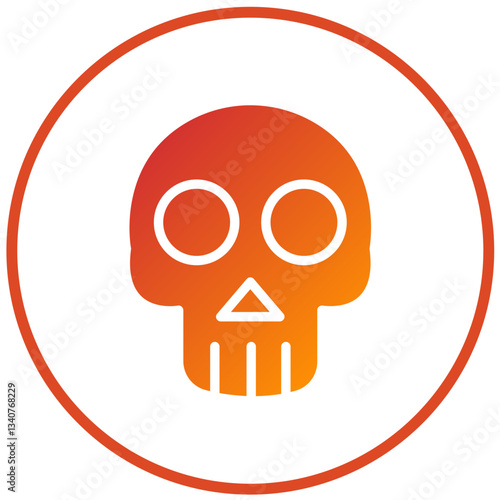 Vector Design Skull Icon Style