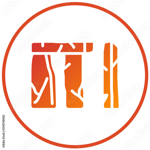 Vector Design Stonehenge Icon Style