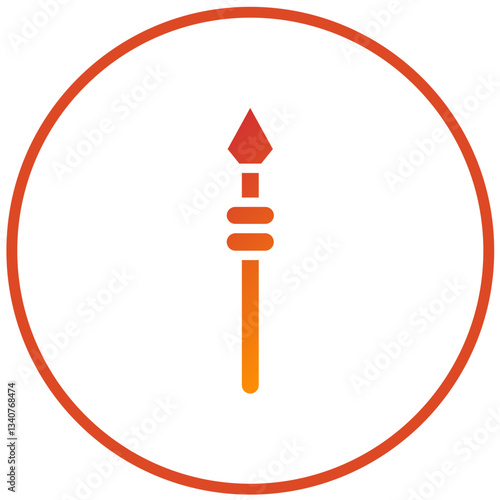 Vector Design Spear Icon Style