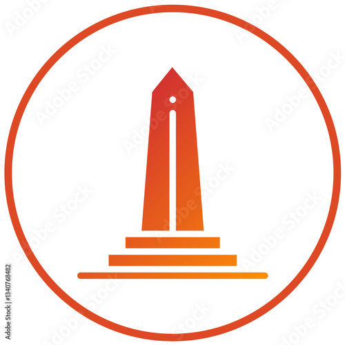 Vector Design Obelisk Icon Style