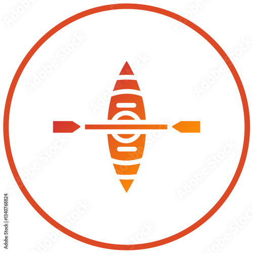 Vector Design Kayak Icon Style