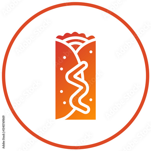 Vector Design Chimichanga Icon Style