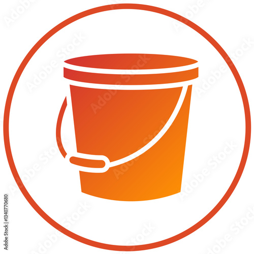 Vector Design Pail Icon Style