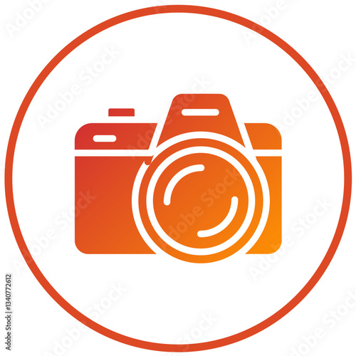 Vector Design Dslr Camera Icon Style