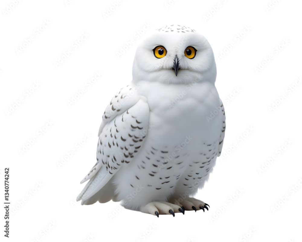 Snowy Owl with Sharp Eyes
Snowy Owl with Sharp Eyes