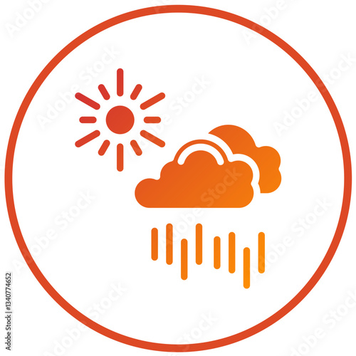 Vector Design Drizzle Icon Style