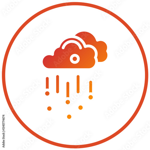 Vector Design Hail Icon Style