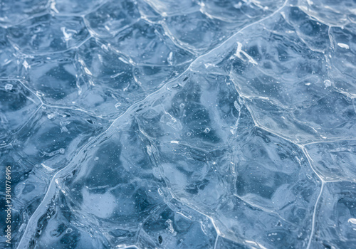 Wallpaper Mural Cold Frosty Ice Texture Background with Rough Crushed Look Torontodigital.ca