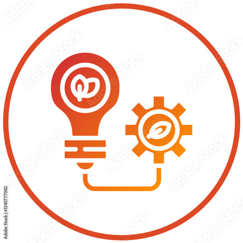 Vector Design Sustainable Energy Icon Style