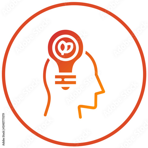 Vector Design Think Green Icon Style