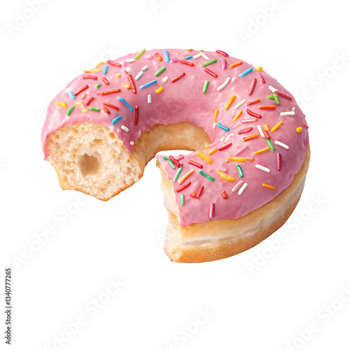 donut isolated on white background
