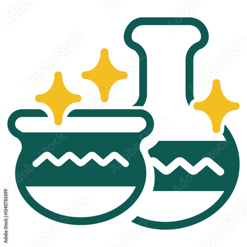 Pottery green icon