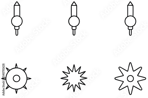 amp snap line line art modern graphic template.eps